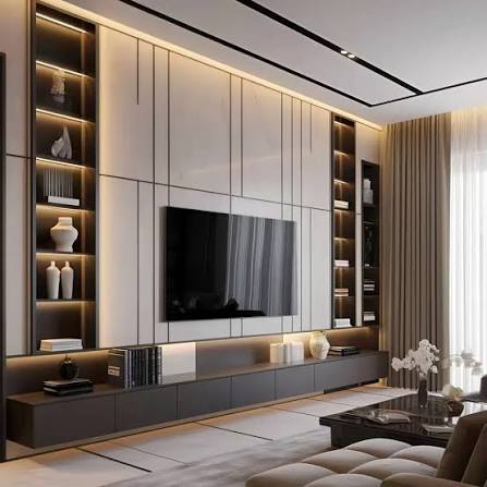 صورة ديكور إضاءة جبسية